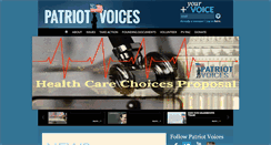 Desktop Screenshot of patriotvoices.com